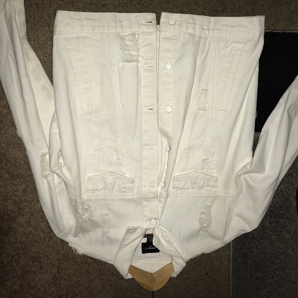 White Denim Jacket